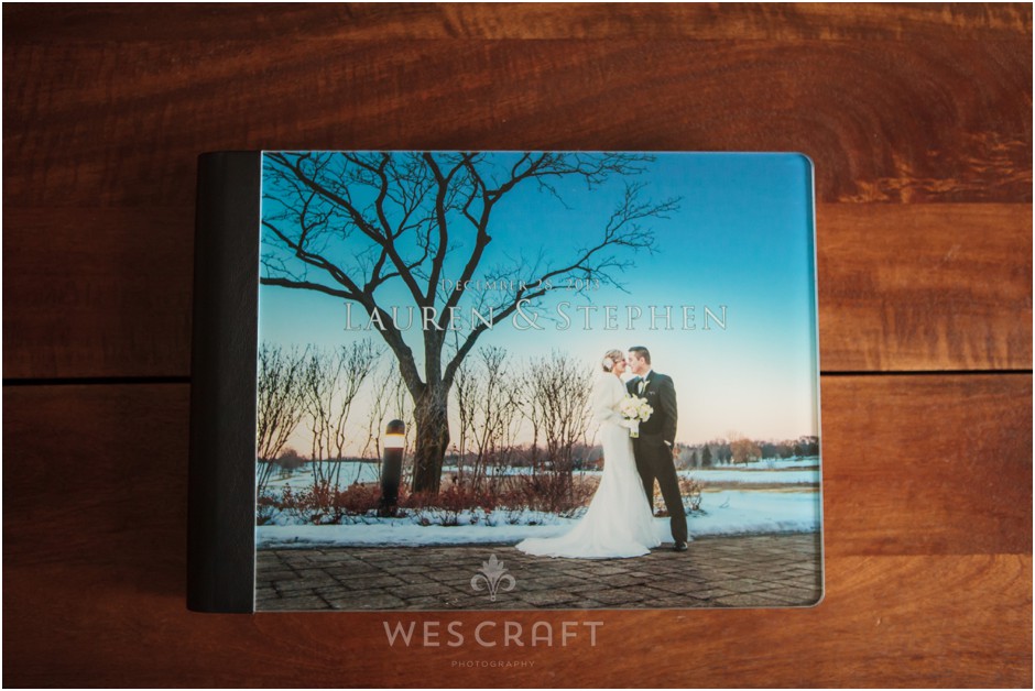 One of our most popular contemporary album options is the Acrylic Photo Cover