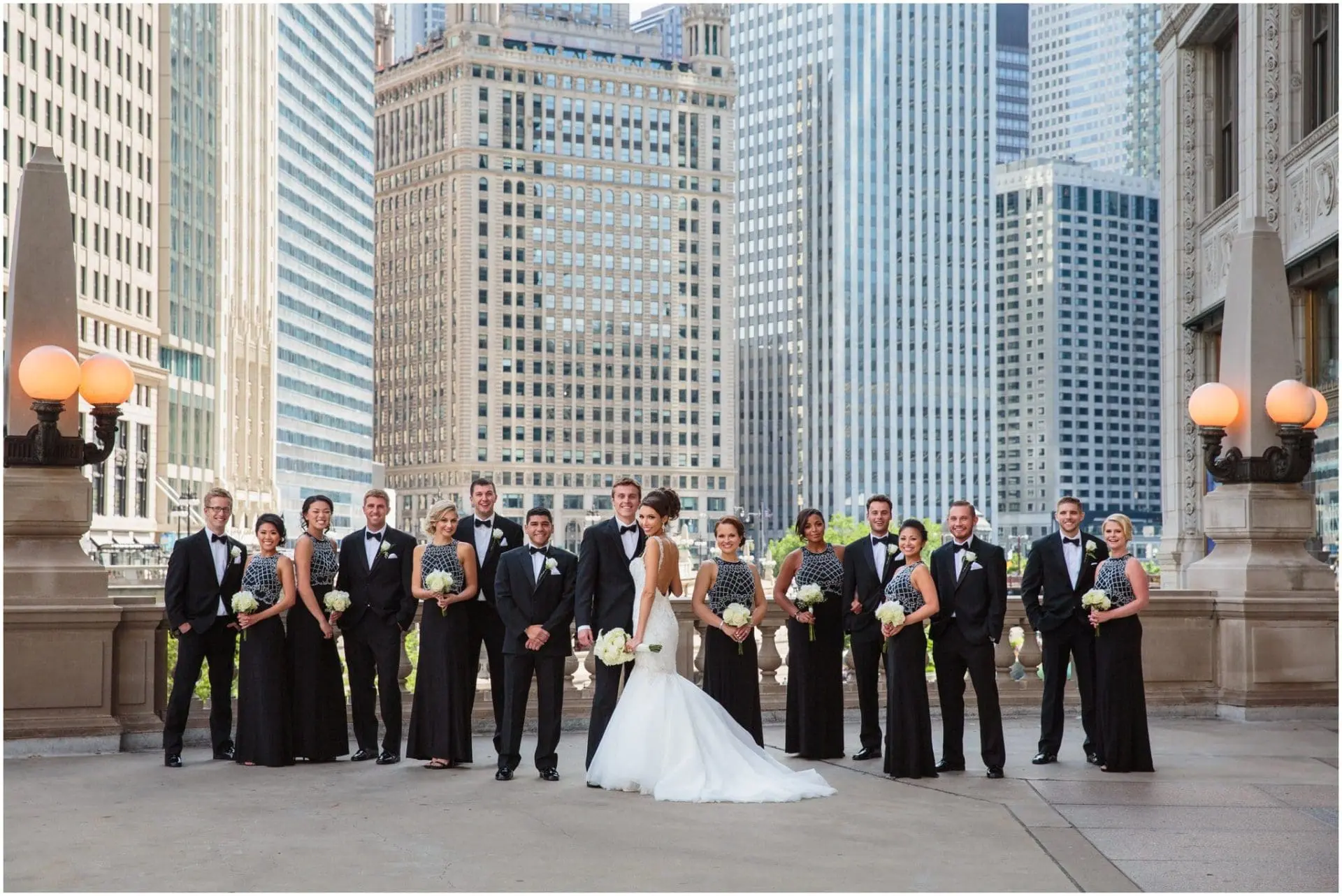 Chicago Riverwalk Wedding Photography - Wes Craft Photography