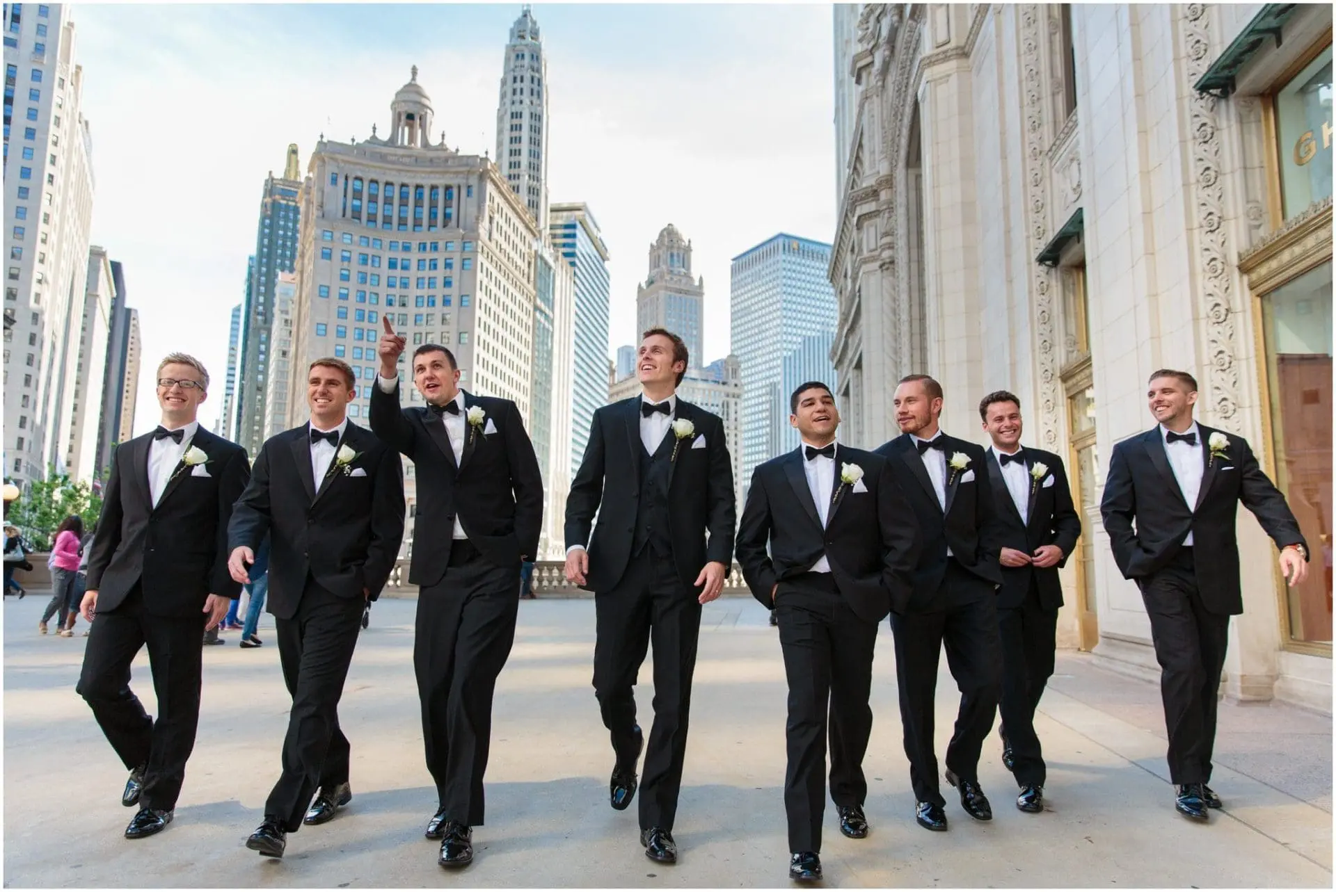 Chicago Riverwalk Wedding Photography - Wes Craft Photography