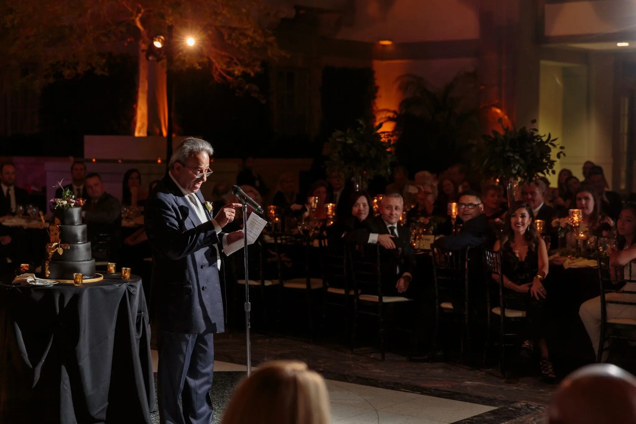 Harold Washington Library Wedding Reception Decor - Wes Craft Photography
