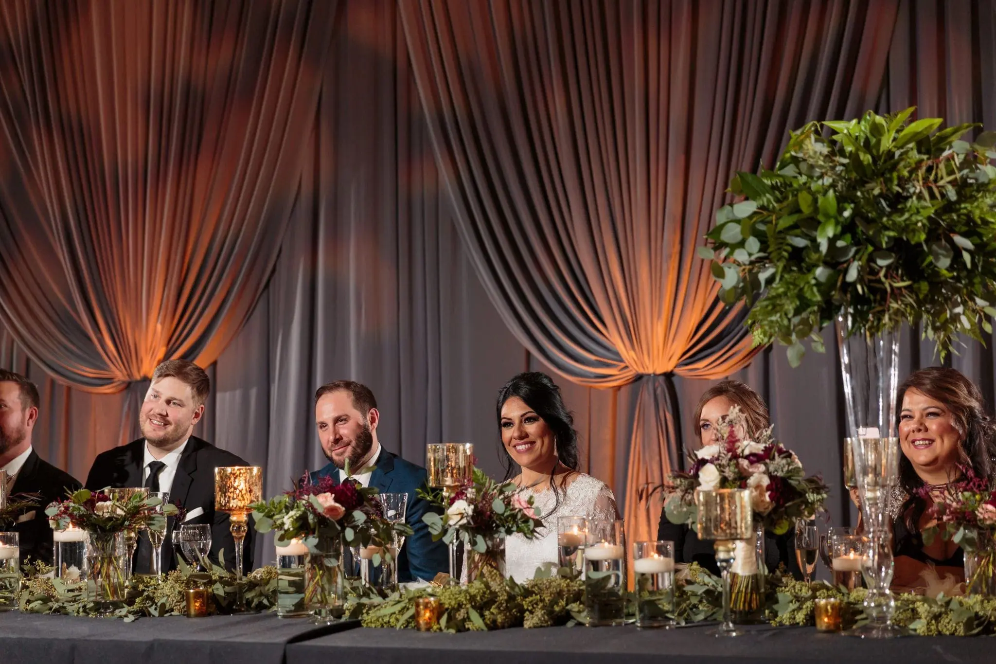 Harold Washington Library Wedding Reception Decor - Wes Craft Photography