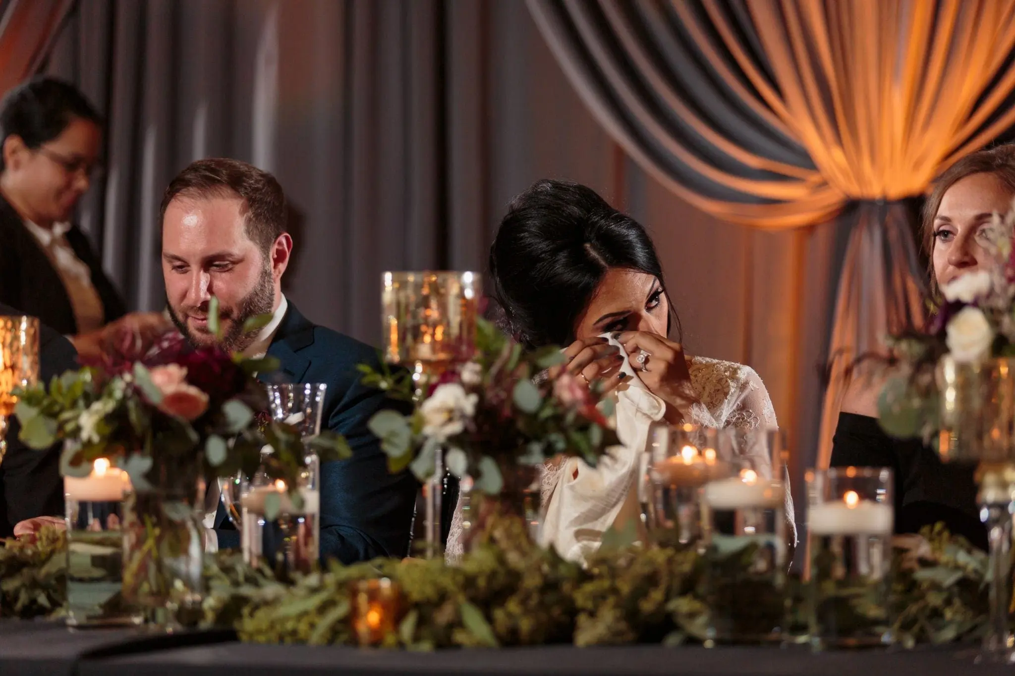Harold Washington Library Wedding Reception Decor - Wes Craft Photography