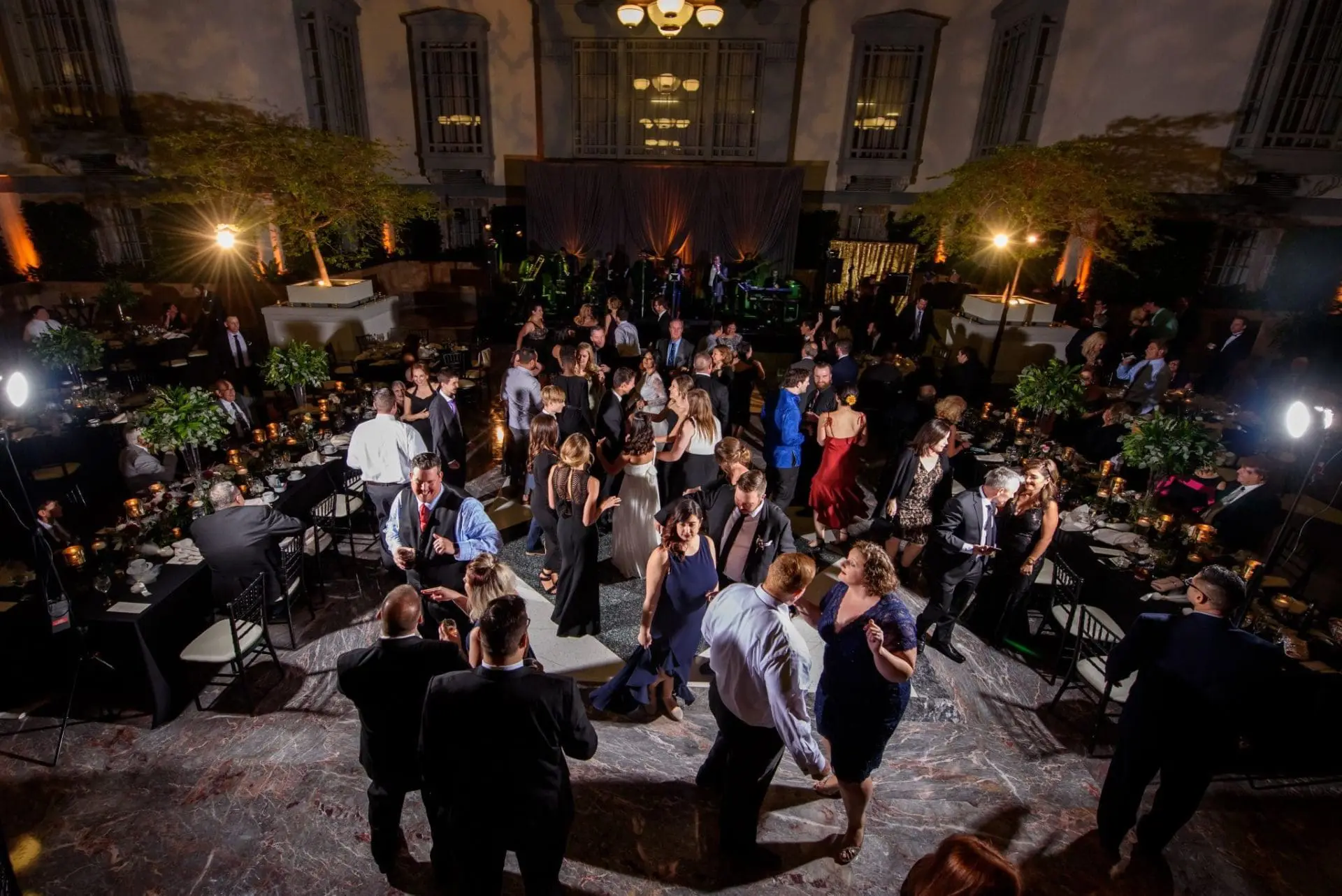 Harold Washington Library Wedding Reception Decor - Wes Craft Photography