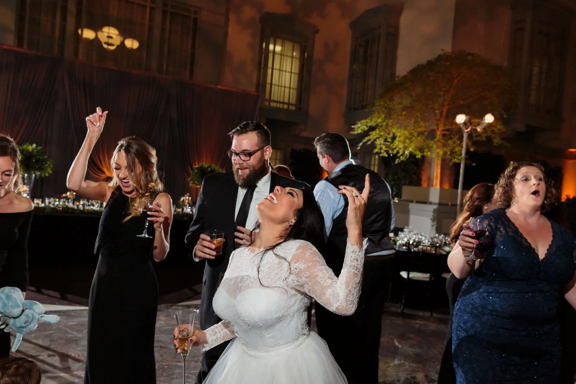 Harold Washington Library Wedding Reception Decor - Wes Craft Photography