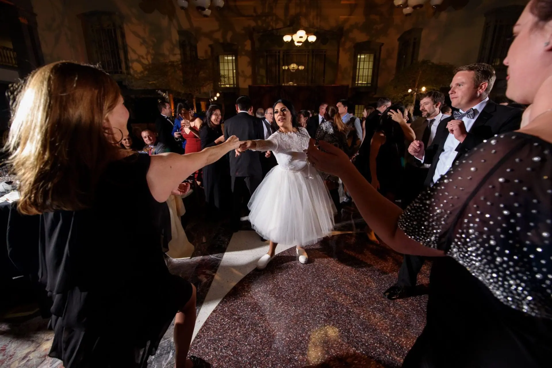Harold Washington Library Wedding Reception Decor - Wes Craft Photography