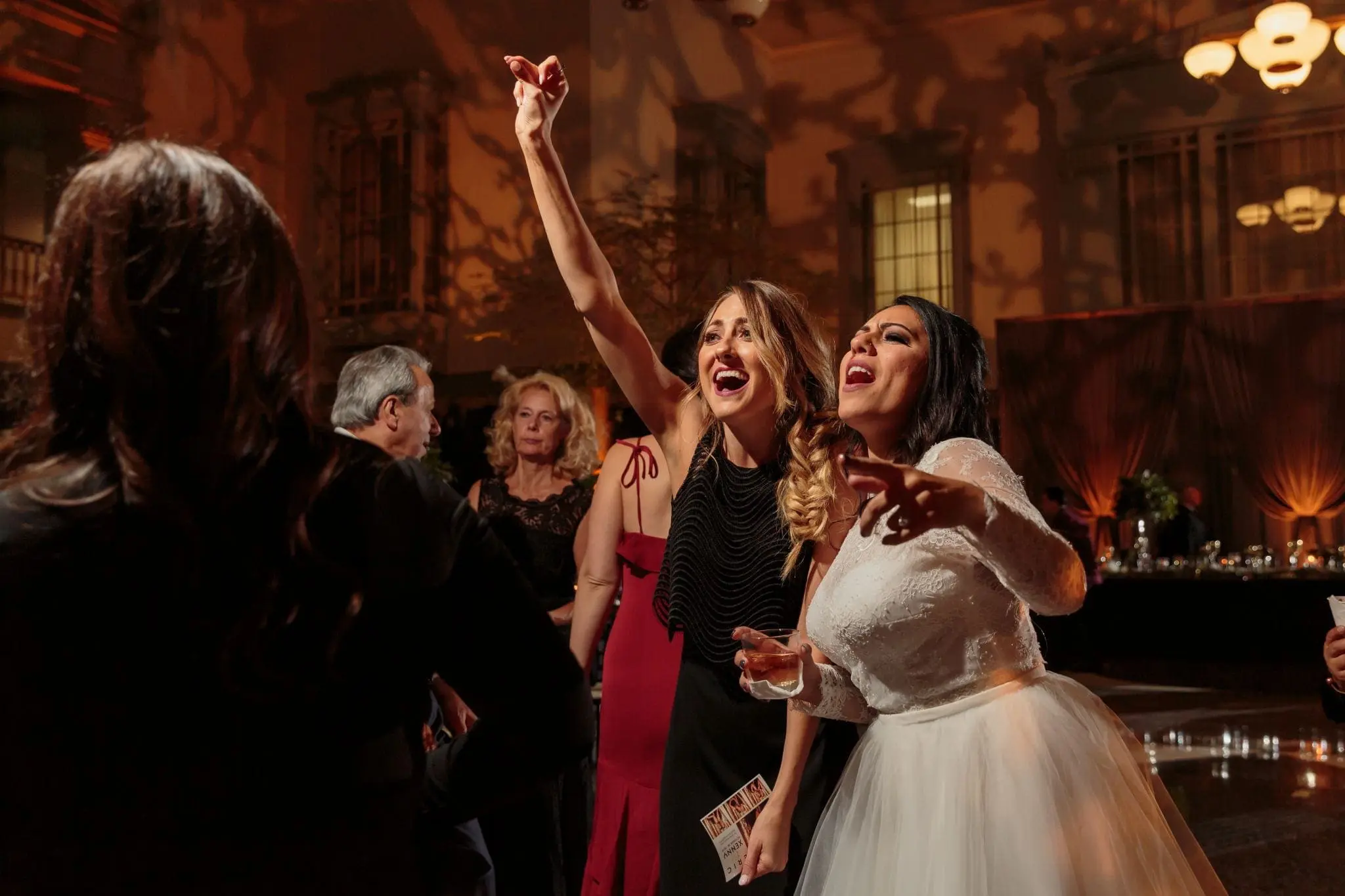 Harold Washington Library Wedding Reception Decor - Wes Craft Photography