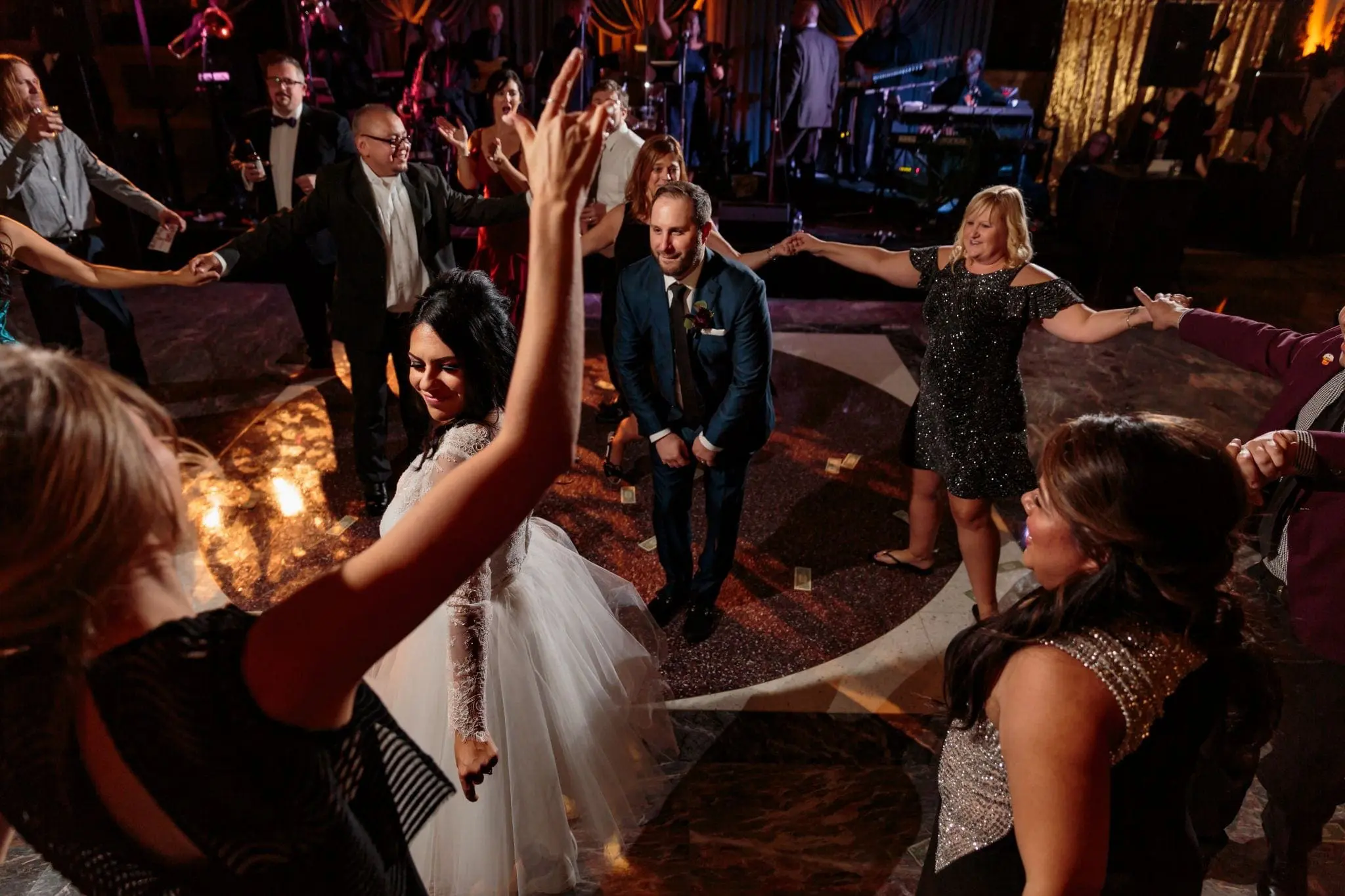 Harold Washington Library Wedding Reception Decor - Wes Craft Photography