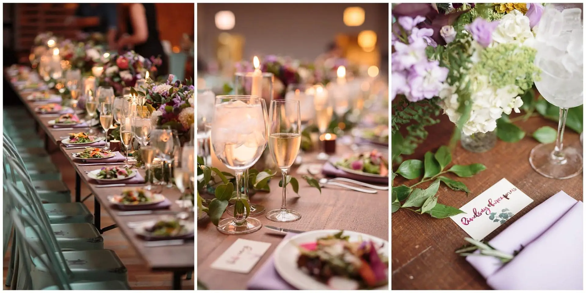 Reception decor at the Joinery - Wes Craft Photography