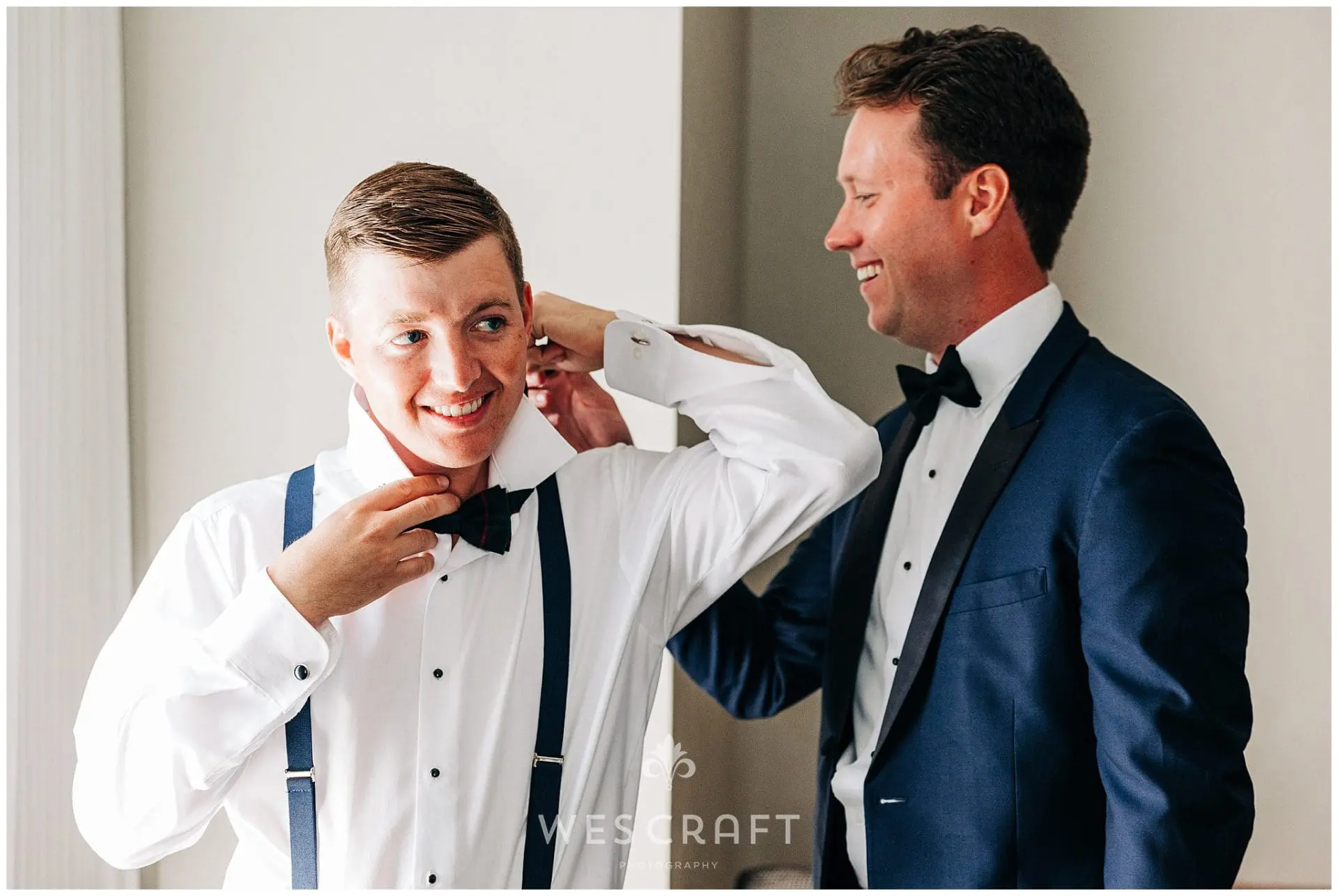 North Shore Groom Getting Ready 