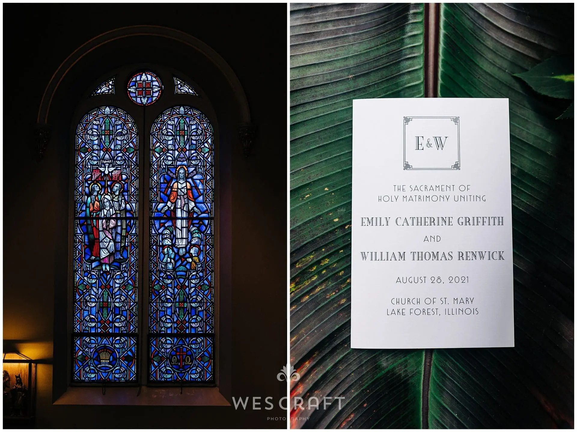 Church of St. Mary Lake Forest Wedding