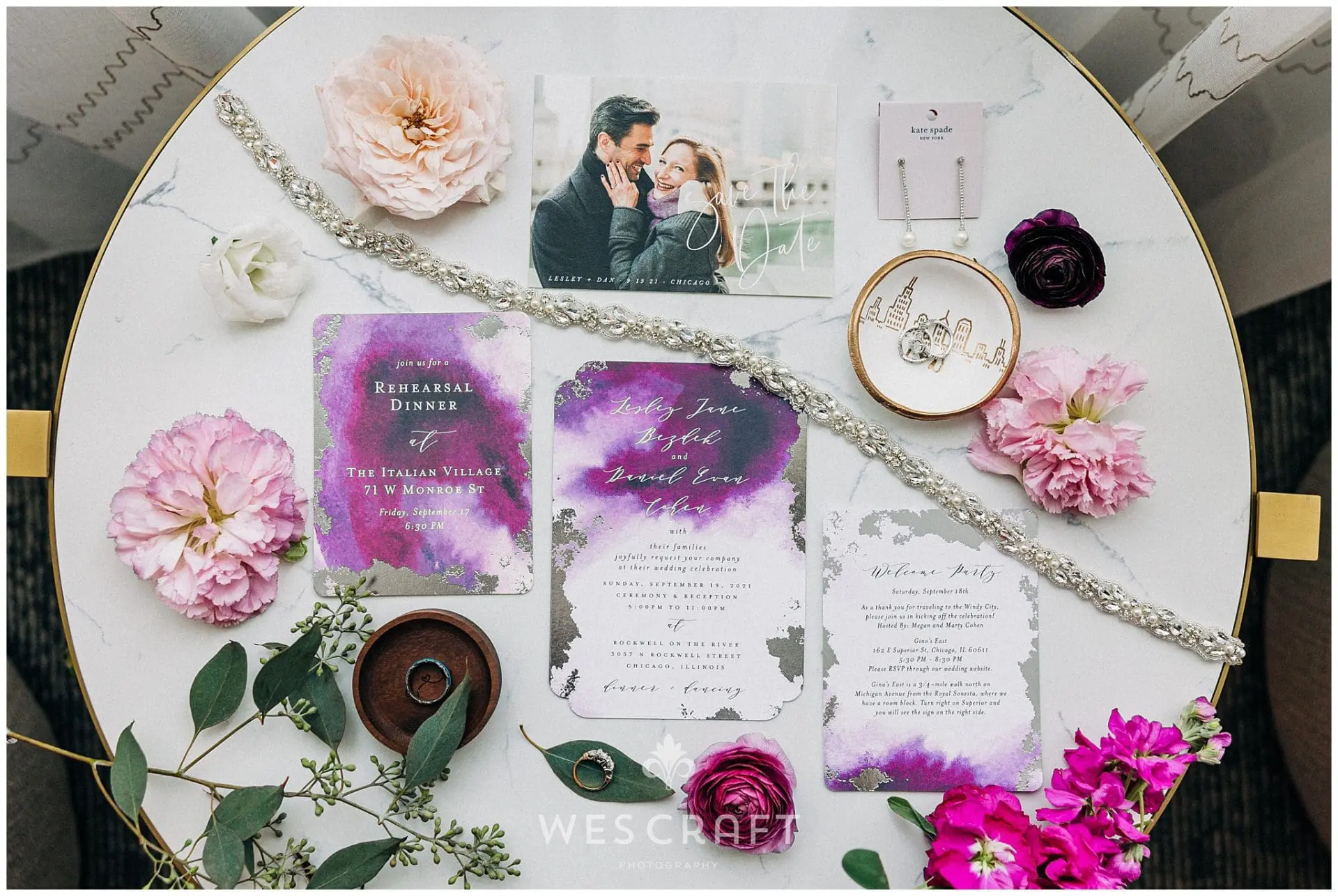 Purple and Silver Wedding Colors