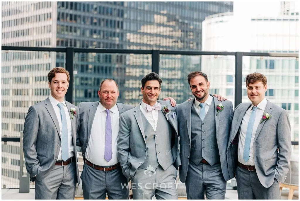 Chicago Rooftop Wedding Photos