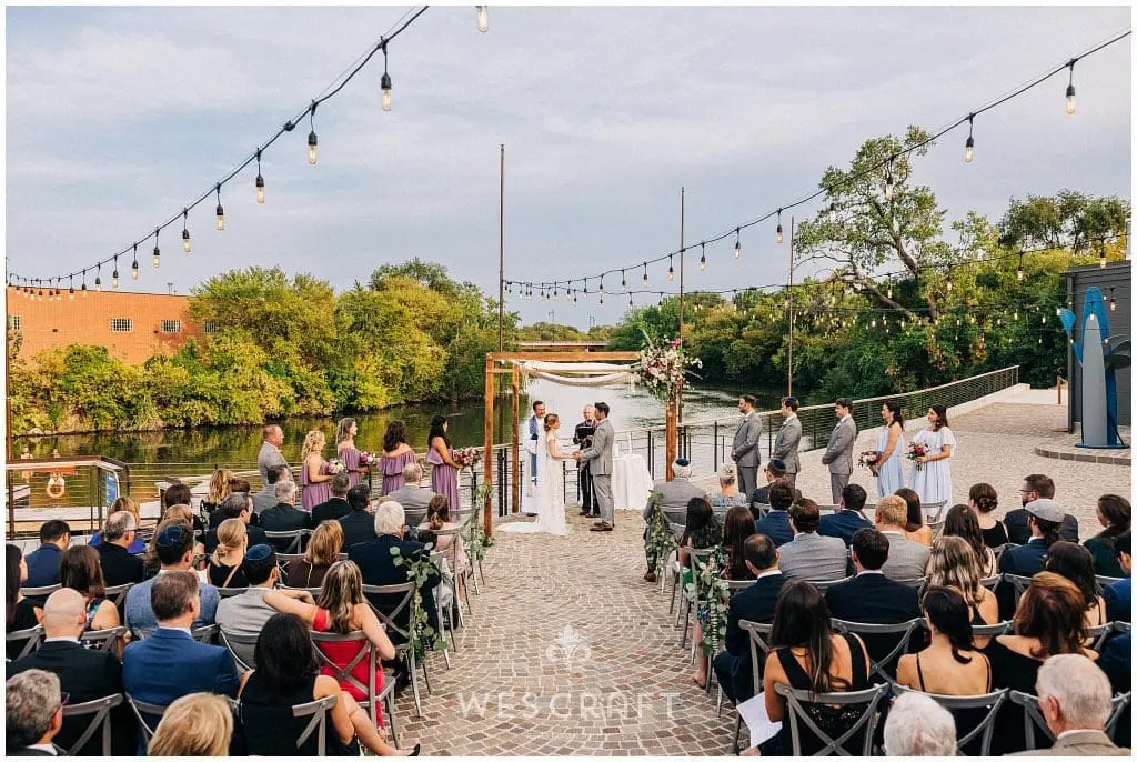 Rockwell on the River Wedding Ceremony