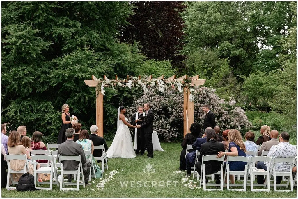 Morton Arboretum Wedding Ceremony