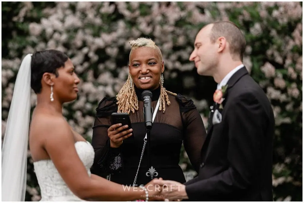 Morton Arboretum Wedding Ceremony