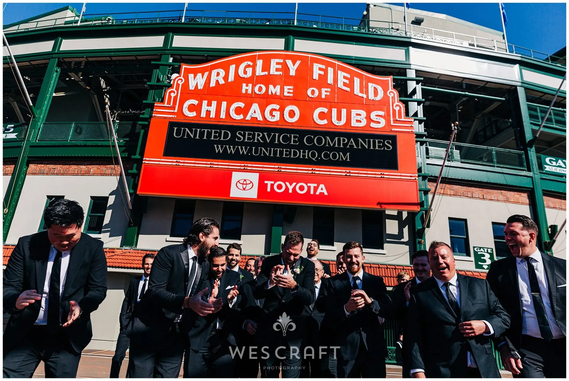 Wrigley Field Wedding Photos