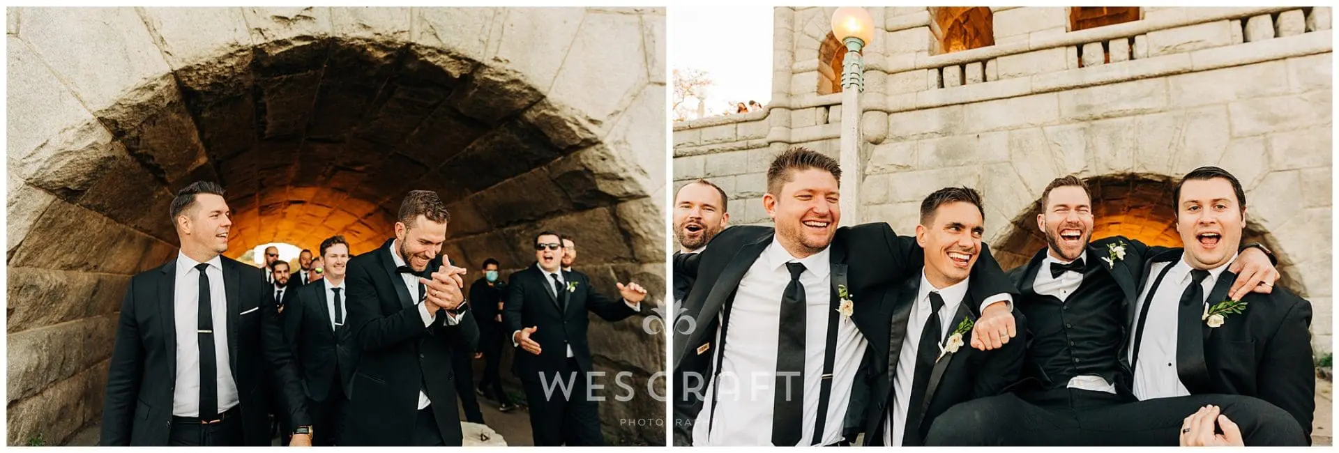 Nature Boardwalk at Lincoln Park Zoo Wedding Photos