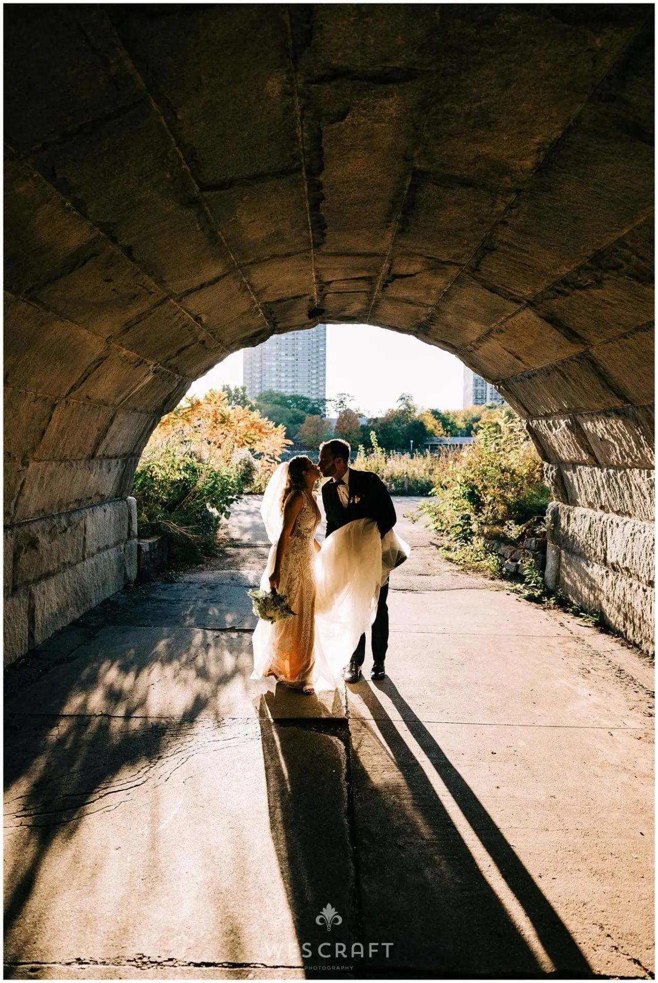 Lincoln Park Boardwalk Wedding Photos