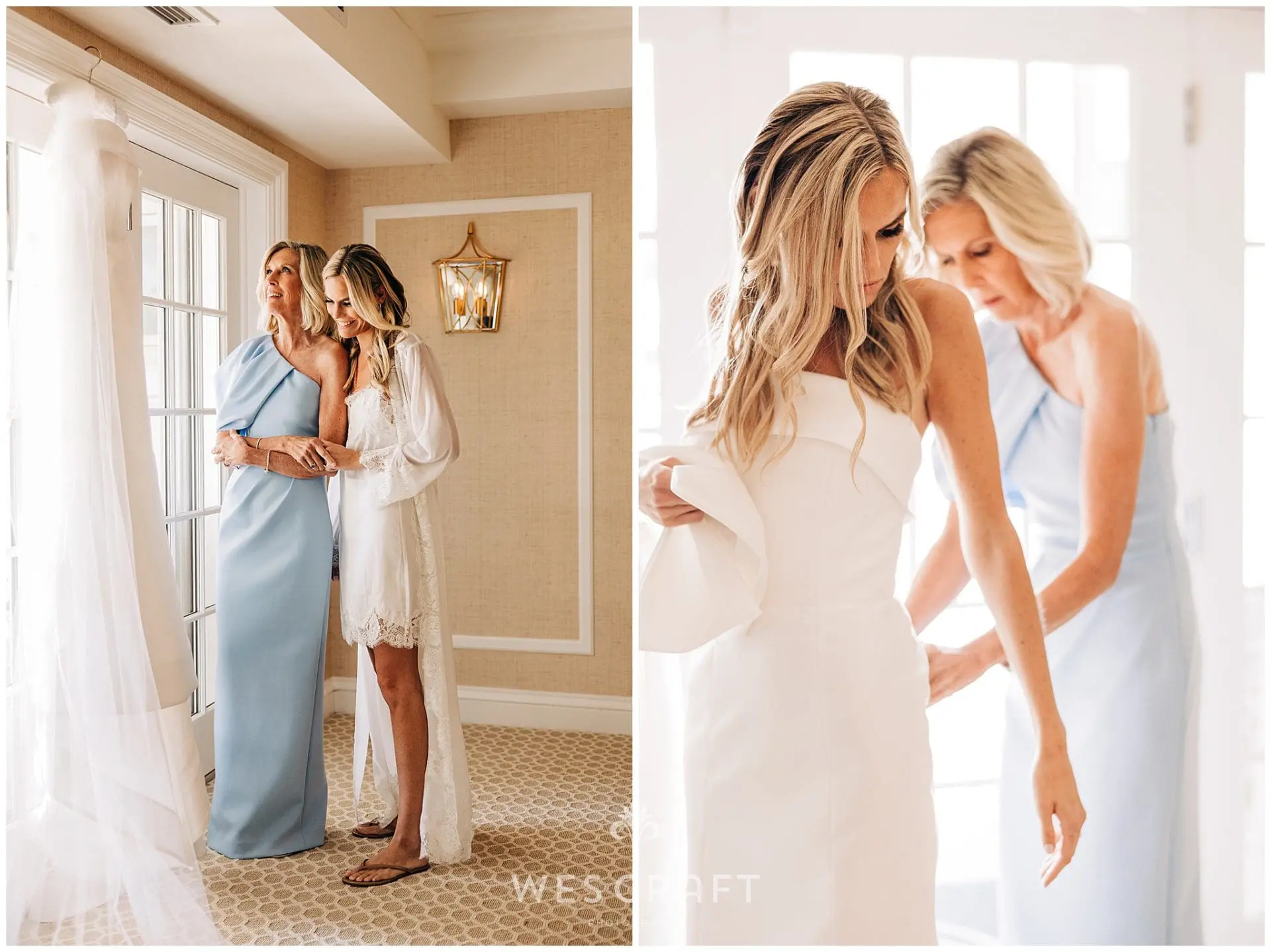 Bride Prep at Westmoreland Country Club