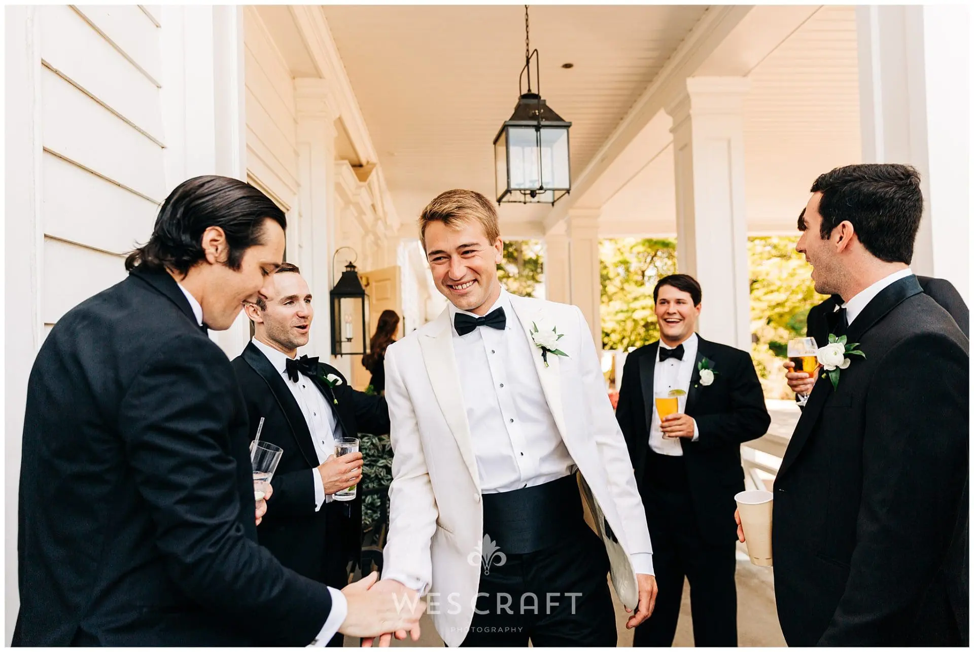 Groom Prep at Westmoreland Country Club