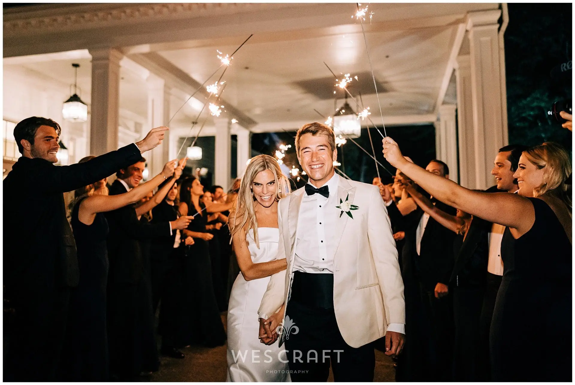 Westmoreland Country Club Wedding Sparklers