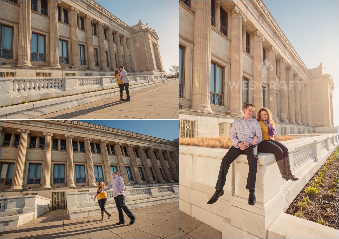 Sunrise Engagement Session - Field Museum Chicago