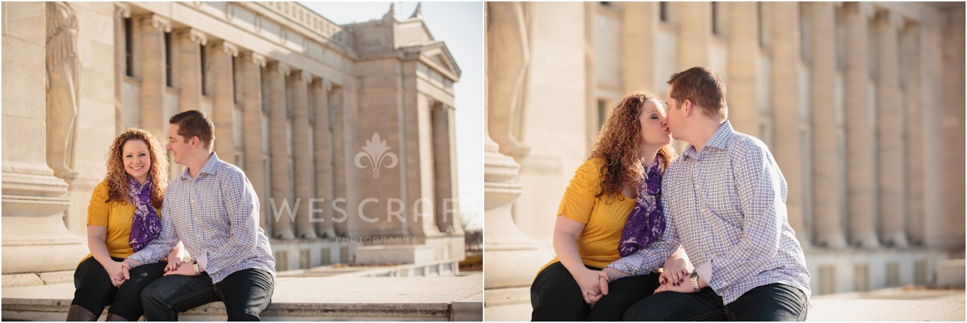 Sunrise Engagement Session - Field Museum Chicago