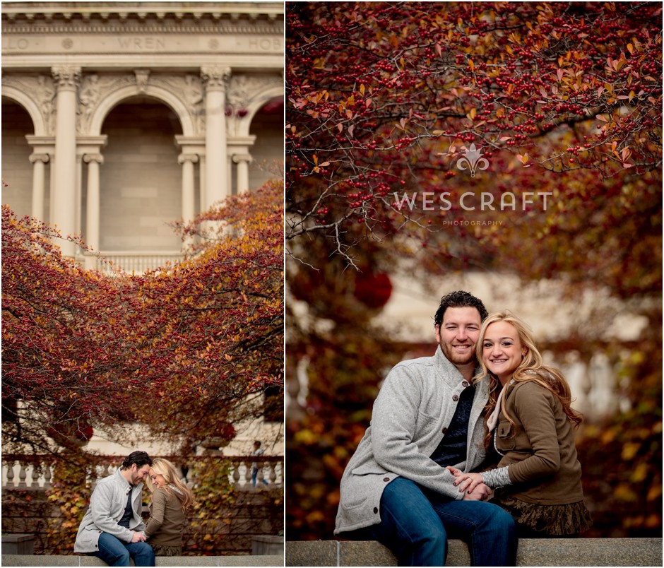 Art Institute Engagement Session, Wes Craft Photography, Fall Colors
