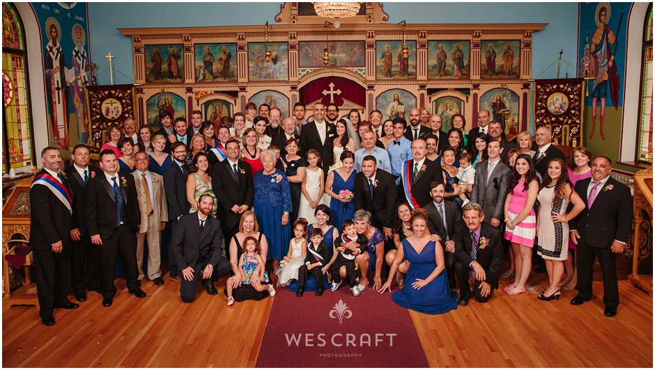 Northwest Indiana Serbian Wedding Family Formals