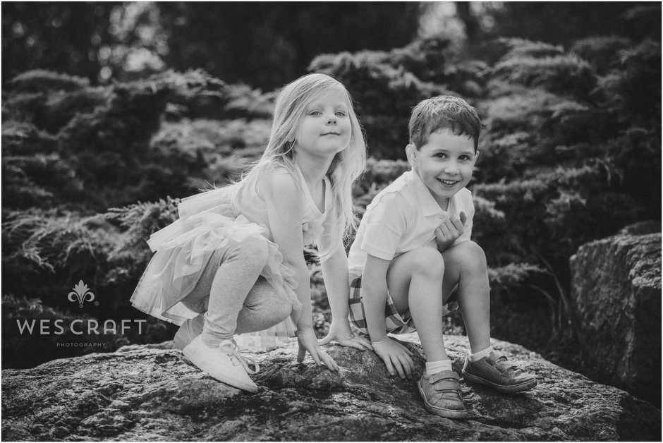 Black & White Family Photography by Wes Craft of Naperville IL