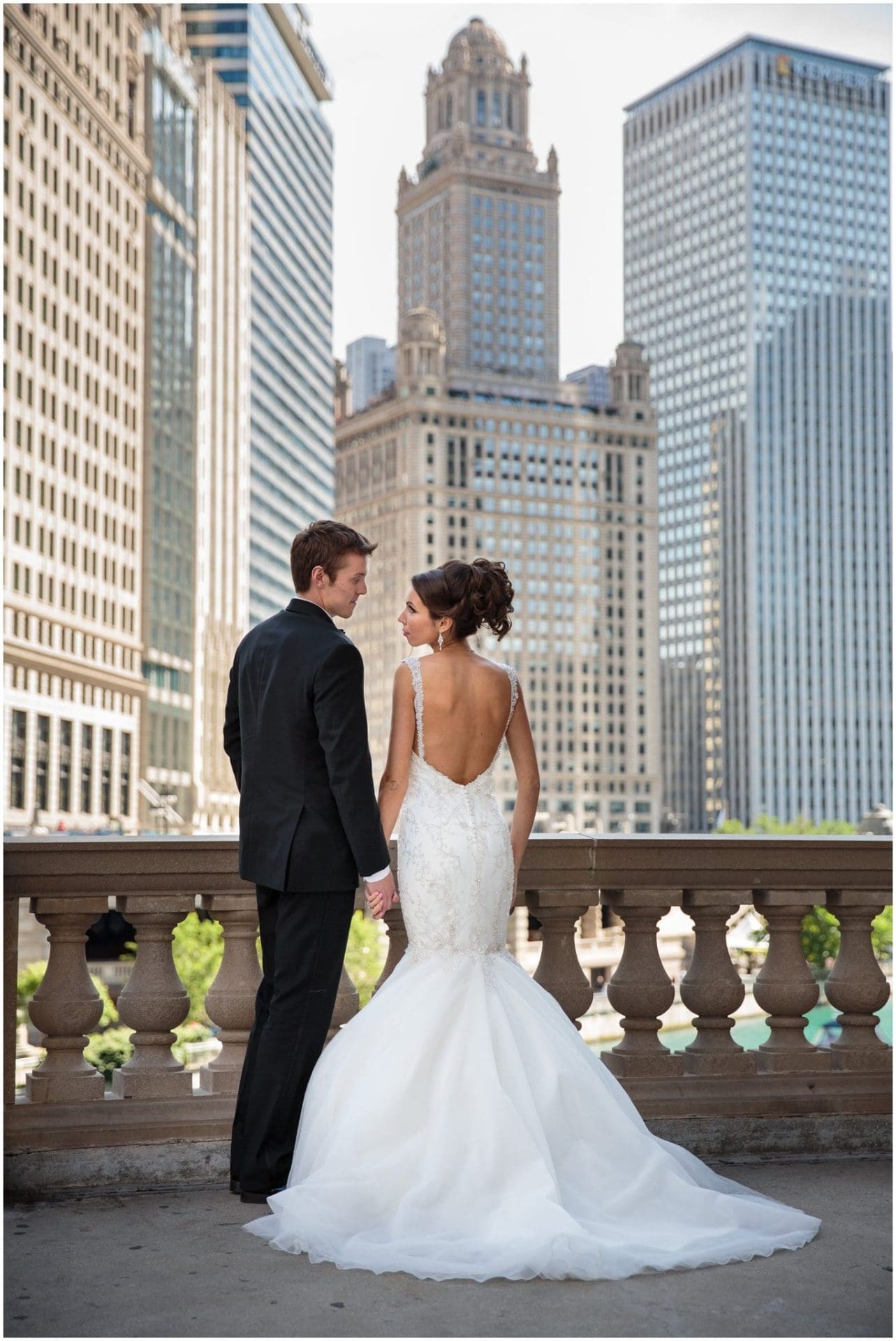Chicago Riverwalk Wedding Photography - Wes Craft Photography