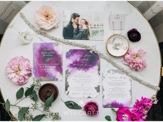 Purple and Silver Wedding Colors