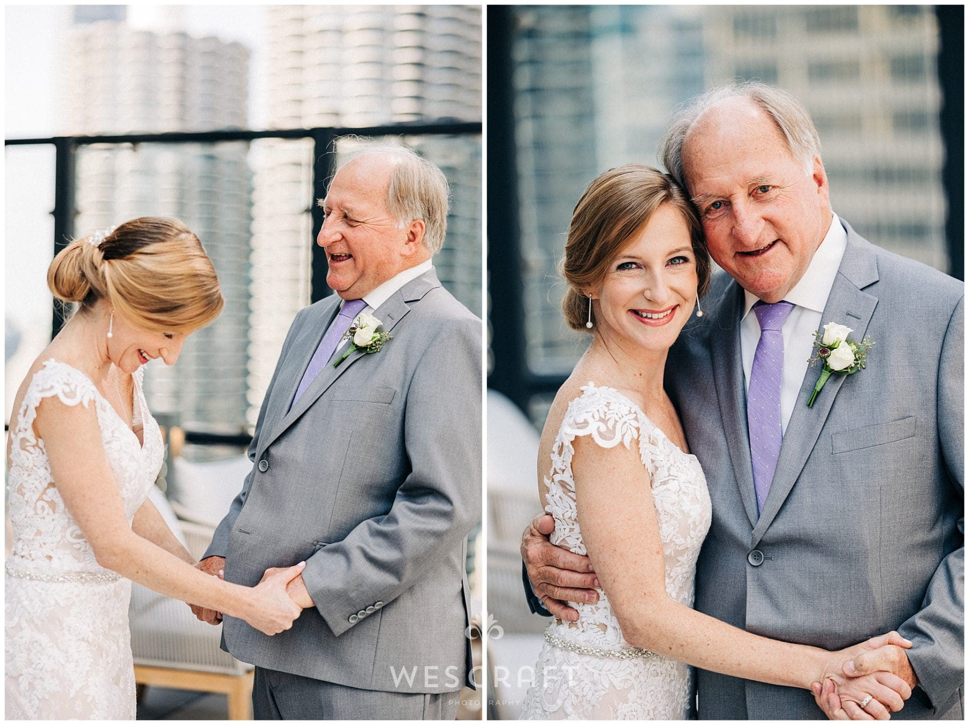 Chicago Rooftop Wedding Photos