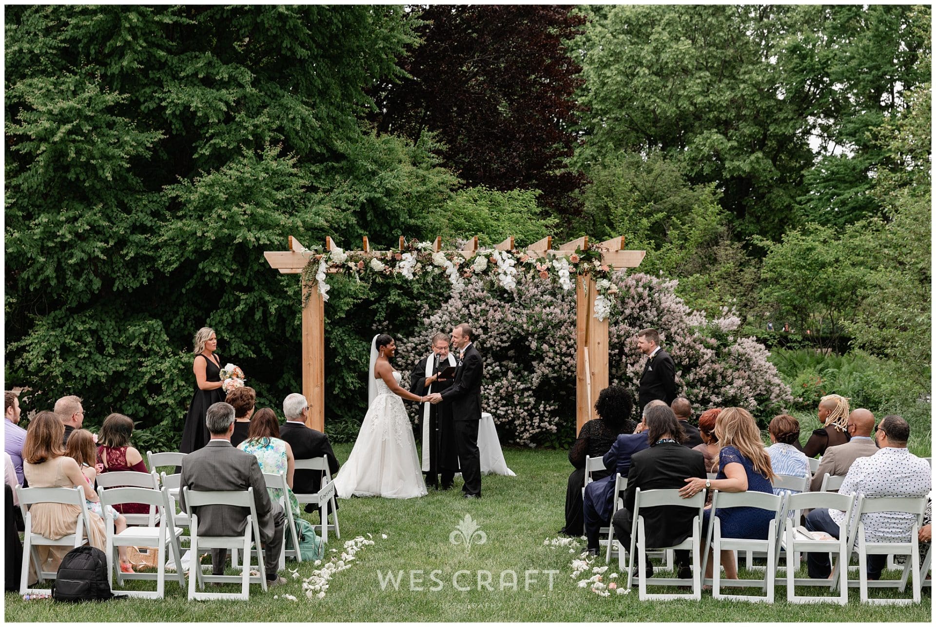 Morton Arboretum Wedding Ceremony