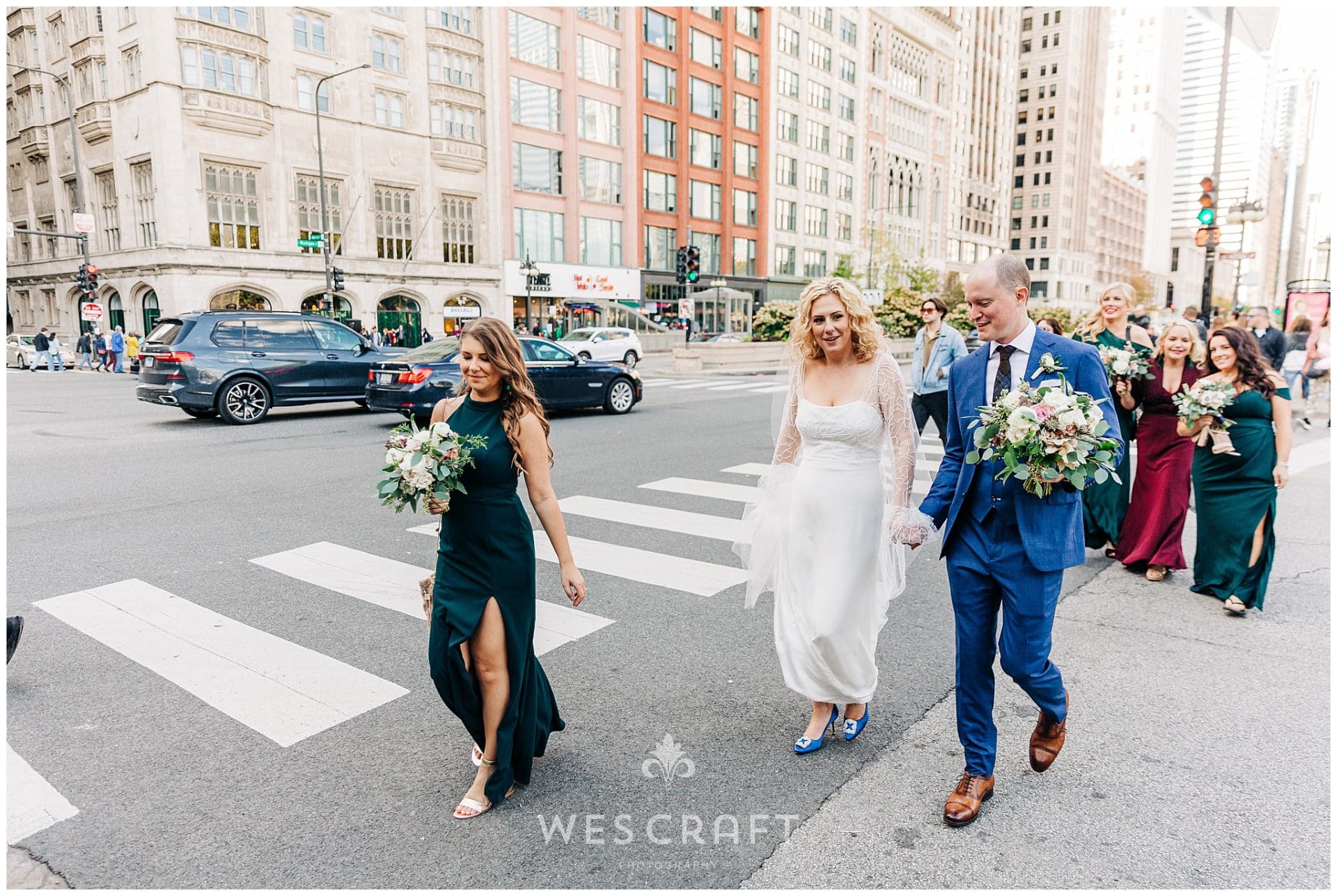 Chicago Streets Wedding Photos