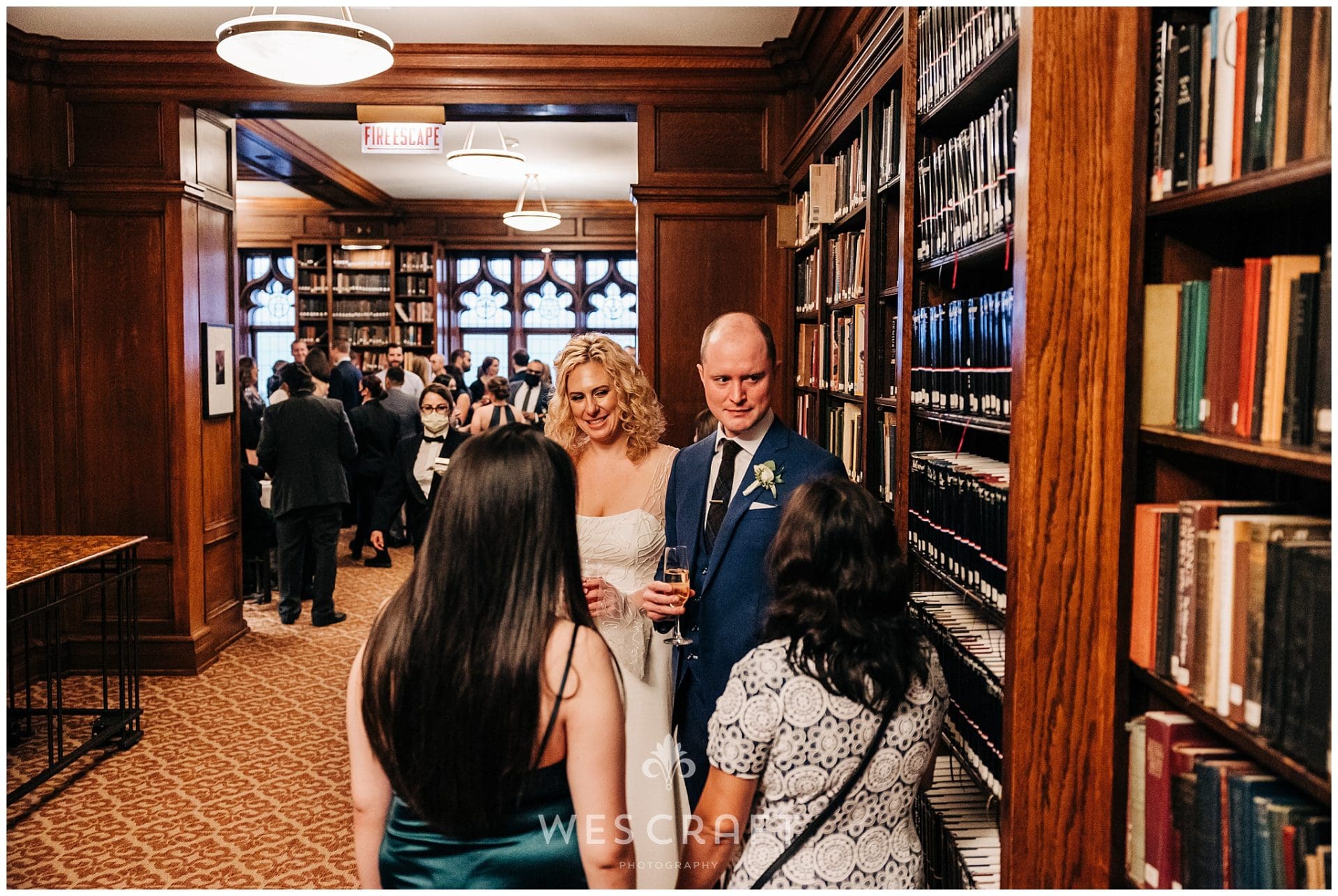 University Club of Chicago Wedding Cocktail Hour