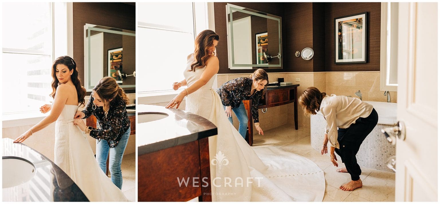 Wedding at The Rookery Building in Chicago - Wes Craft Photography