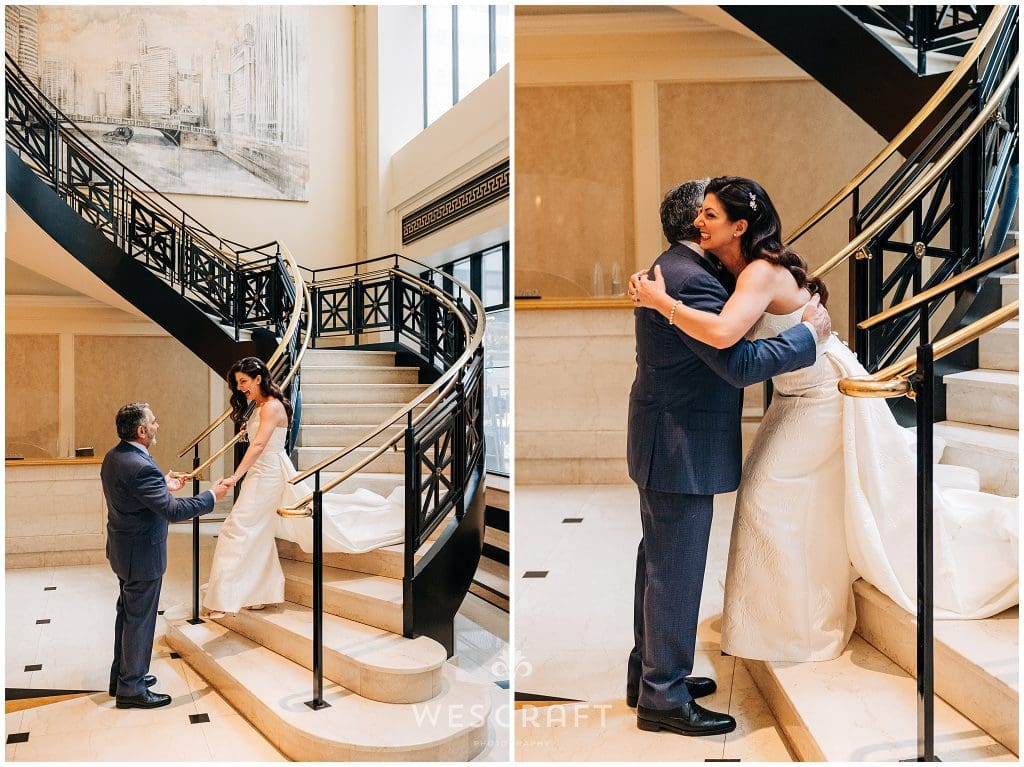 Wedding at The Rookery Building in Chicago - Wes Craft Photography