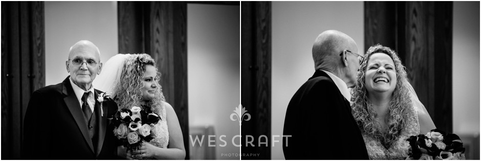 Father and daughter moments before the ceremony are some of our favorites to capture. These from Shannon's wedding are by Necia Craft.