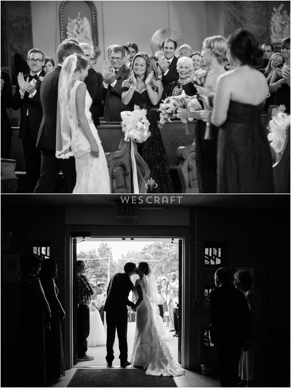 We love capturing emotional reactions to the key events of the day as well as the events of the day. It's just one of the advantages of being a 2 photographer team. Top photo by Michel Sauret for Wes Craft Photography bottom photo by Necia Craft.