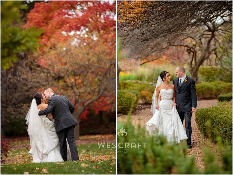 Cantigny Park & Gardens is about 5 minutes from our home and we love to shoot there. Deanna & Kevin had their wedding party photos made there in the Fall.