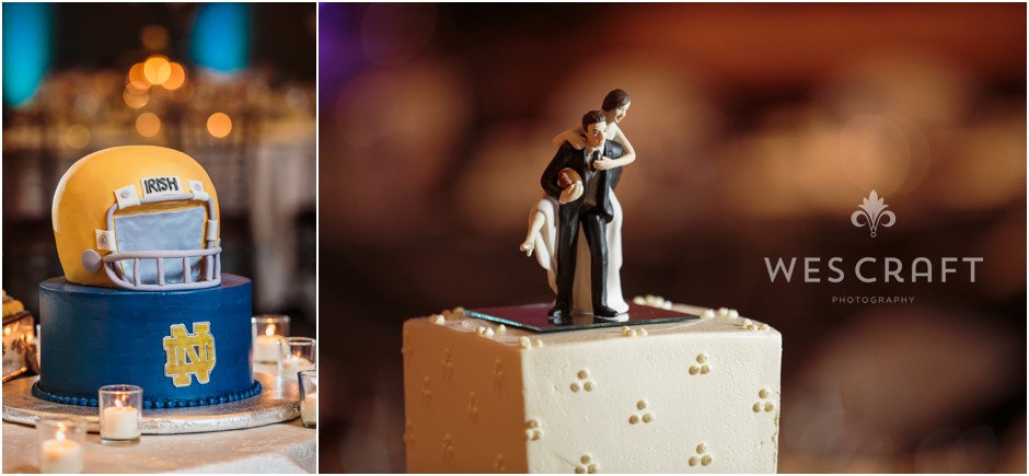 Football is America's sport and that came through in some of our cake toppers this year! I love photographing cakes by the way.