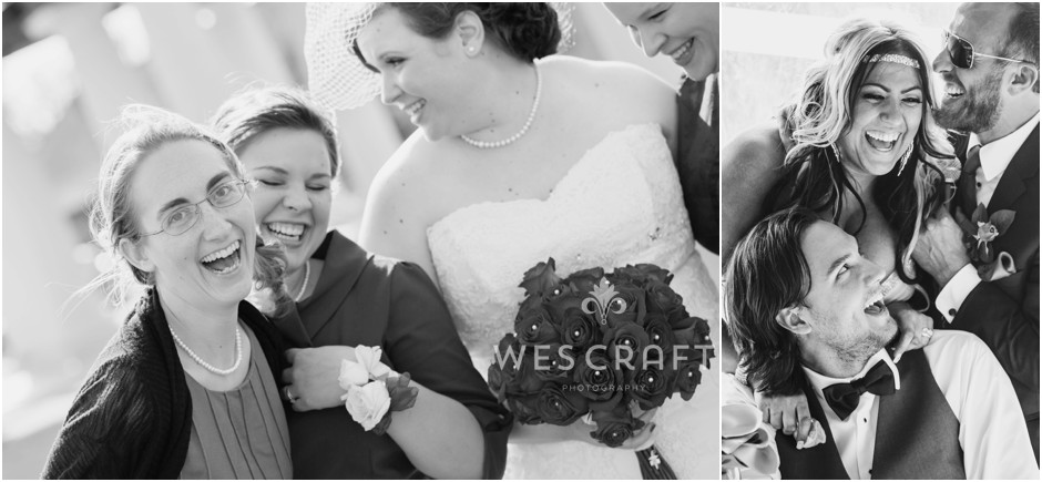 Candid Black & White Wedding Photography