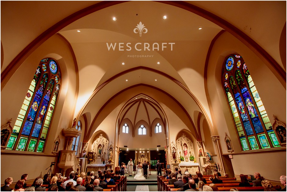 St. Mary's Church, Buffalo Grove, Wes Craft Photography, Wedding