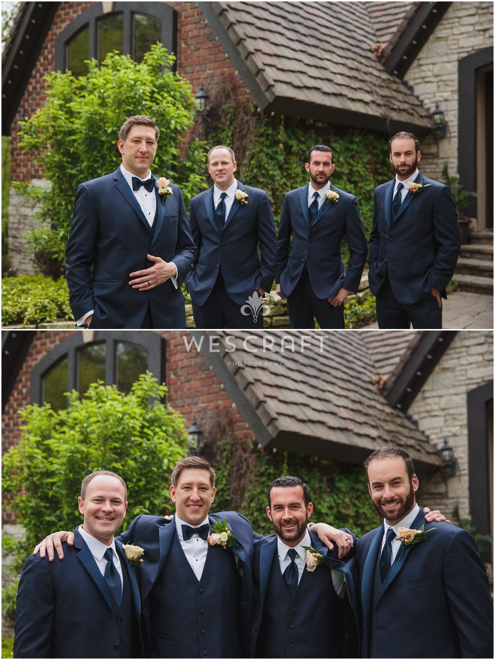 The groomsmen were truly a band of brothers.