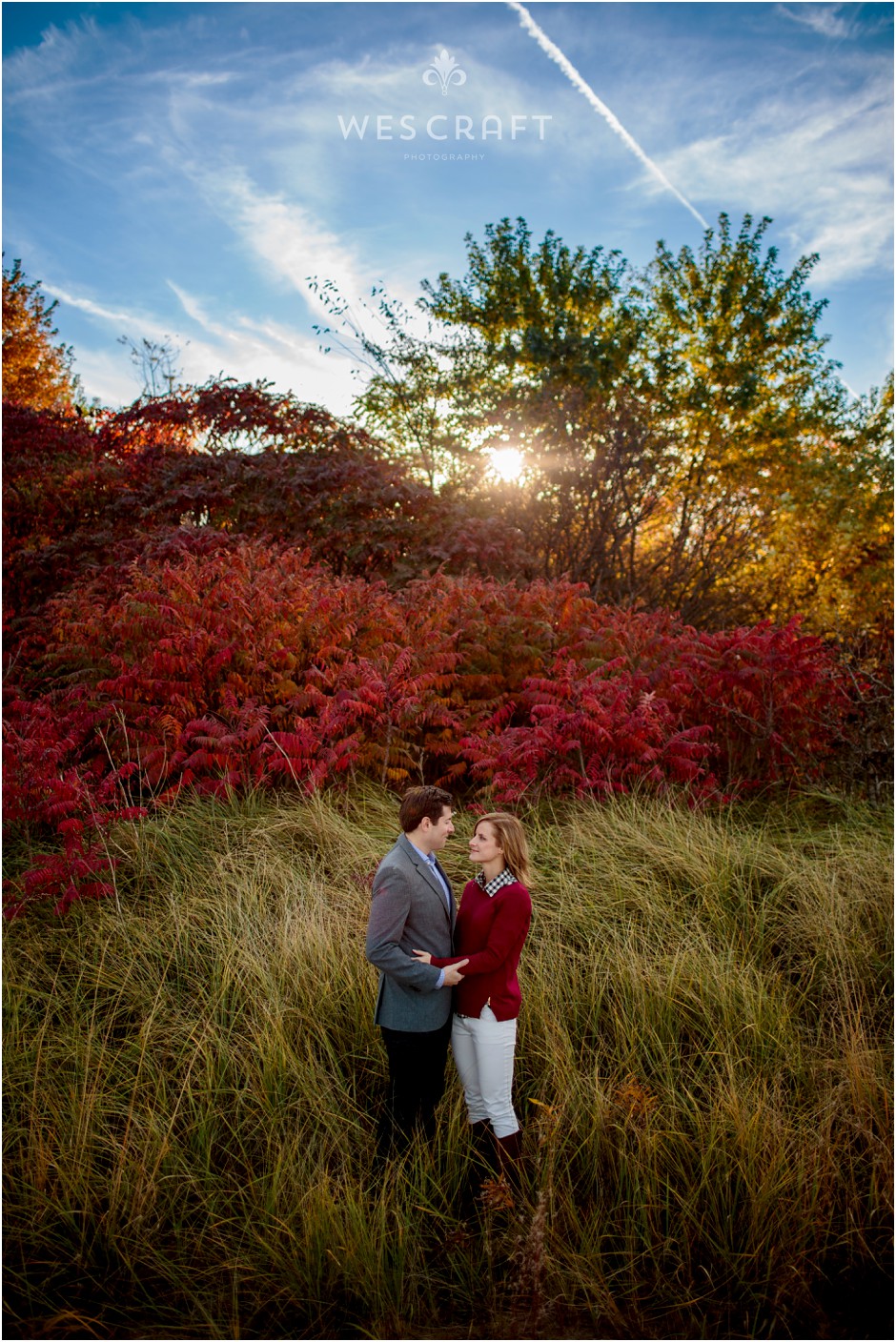 Natural Fall Setting Chicago Engagement Wes Craft Photography006