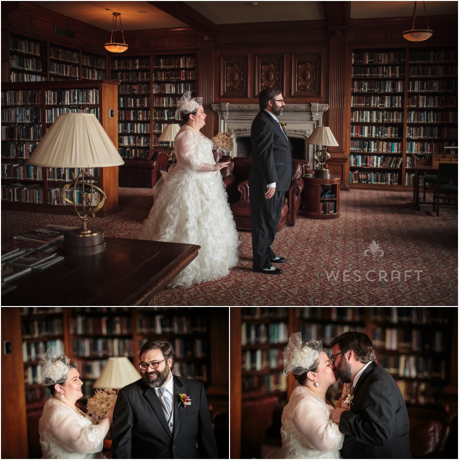 University Club of Chicago Wedding with custom built trees